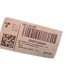 WILLBOND 56 Pcs Large Safety Eyes Stuffed Animal Eyes Plastic 6 Sizes Of Eyes